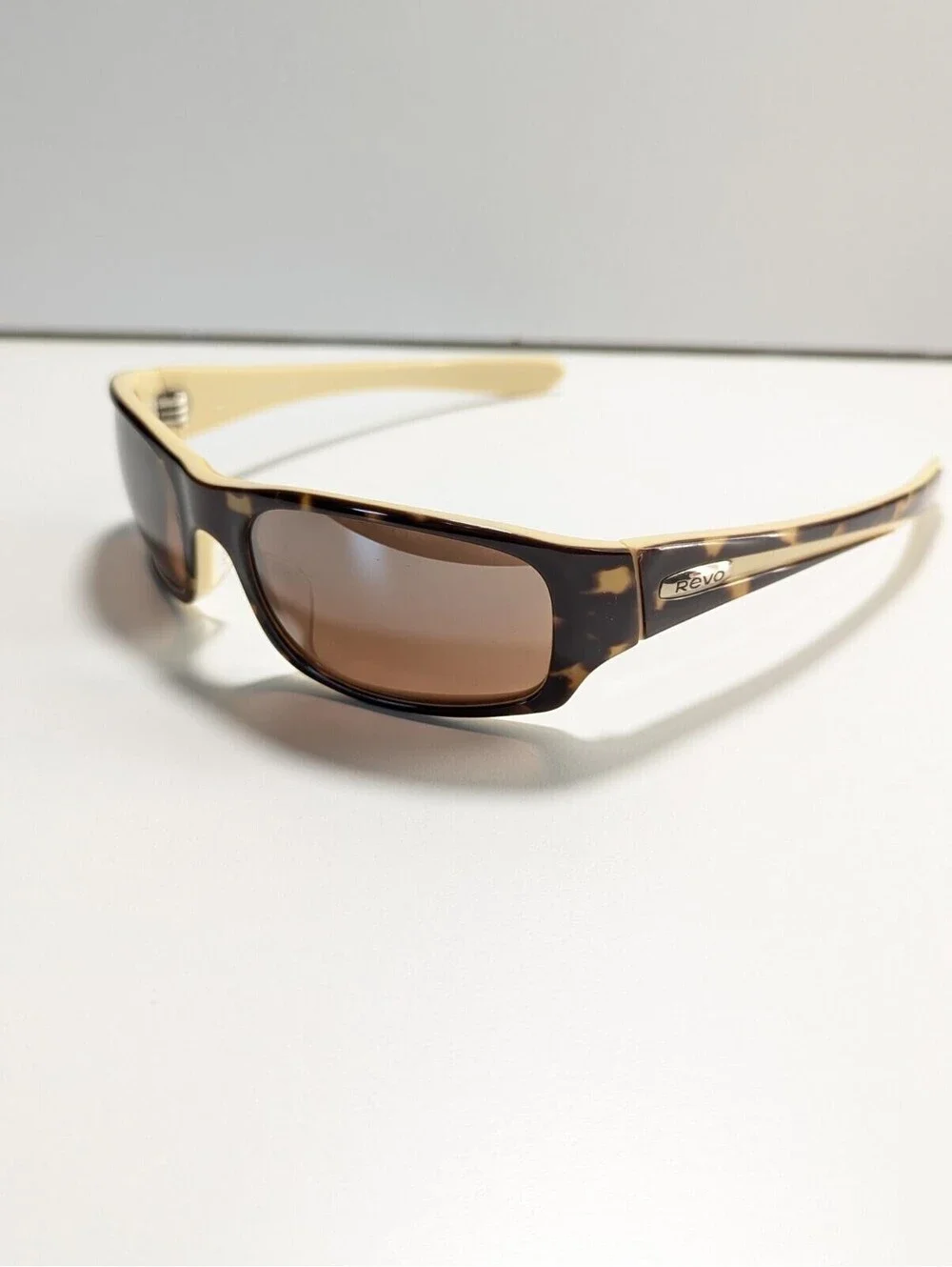 Revo Sunglasses Re2043-03 Checkpoint 125 Polarized Tortoise And Tan